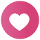 Heart icon to save your favourite readers